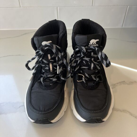 Sorel Women's Kinetic RNEGD Storm Winter Waterproof Boot Black Sz US 5 - Picture 4 of 11